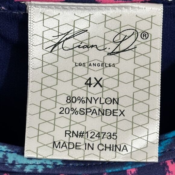 Kian D Swimsuit Size 4X One Piece NWOT - Picture 14 of 15